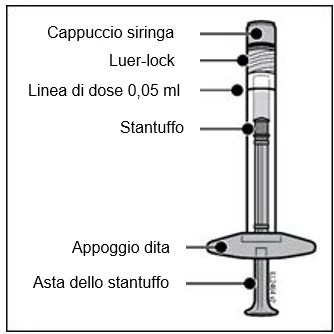 Diagram of a syringe with labels

AI-generated content may be incorrect.