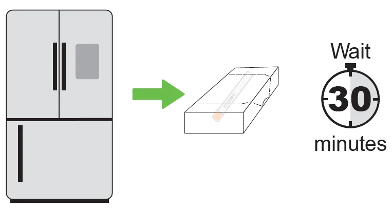 A drawing of a refrigerator

Description automatically generated