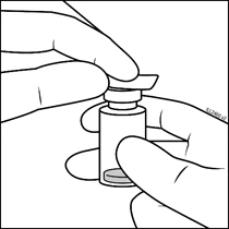A black and white illustration of a hand holding a small bottle

AI-generated content may be incorrect.