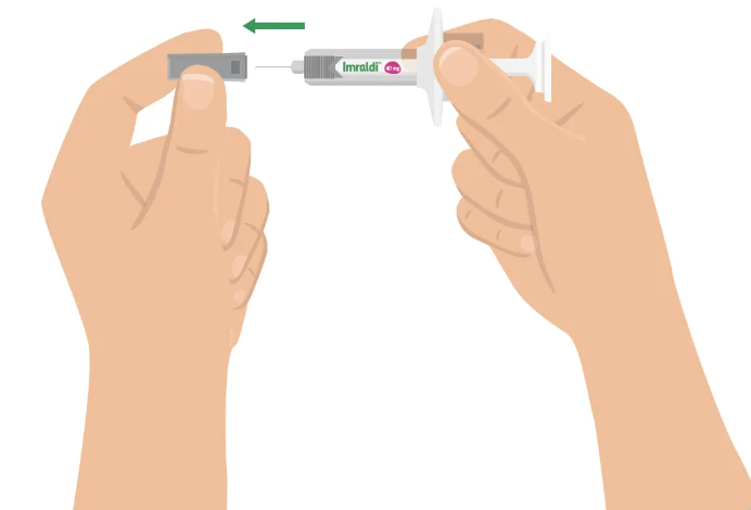 A close-up of hands holding a syringe

Description automatically generated
